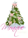 Monique pink christmas tree