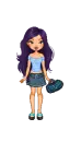 Doll - blue