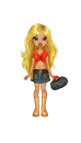 Doll - orange/blue