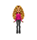 Doll - pink/black
