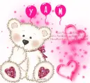 Cute bear love-Yam