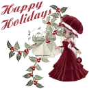 HAPPY HOLIDAYS/MISS SANTA