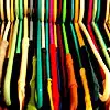 colorful hangers