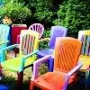 colorful chairs