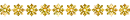 gold snowflake divider
