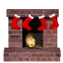 christmas fireplace avatar