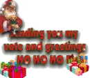 SANTA SENDS VOTES AND GREETINGS
