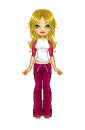 Doll - red/white