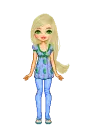 Doll - blue