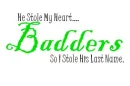 stole his last name...badders