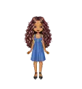 Doll - blue