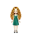 Doll - green