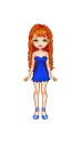 Doll - blue