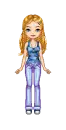 Doll - blue