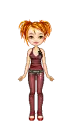 Doll - red/black