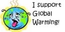 i support global warming
