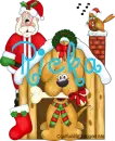 Christmas Santa&Dog- Rieka