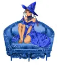 Woman on sofa