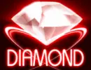 red glow white diamond