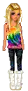 Rainbow Blonde girl 