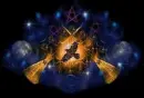 Eagle Pentacle Moon