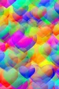 Rainbow hearts