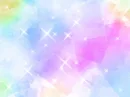 Sparkly rainbow