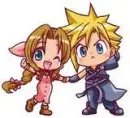 Cloud & Aerith