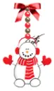 Snowman Ornament  4/5