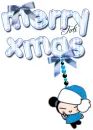 Merry Christmas Blue Pucca