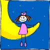 girl on the moon