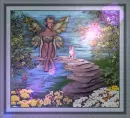 fairy with cat