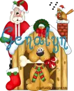 Santa&dog-Genalyn