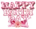 Pink Happy Birthday