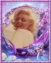 marilyn monroe,water,purple