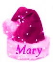 Pink Santa Hat - Mary