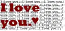 I love you.