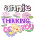 Annie thinking of you