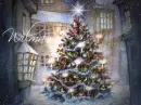 christmas tree with houses wilma