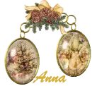 anna pinecone ornaments