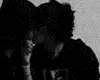 Emo kiss.