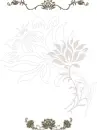 black and white floral