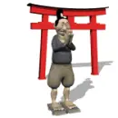 samurai praying