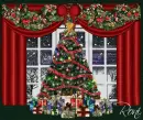 roni christmas tree with presents