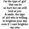 type of girl