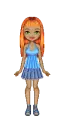 Doll - blue