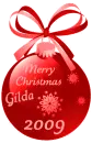 Red Christmas Ornament - Gilda