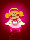 cute pink angel