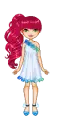 Doll - blue/green