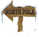 north pole sign